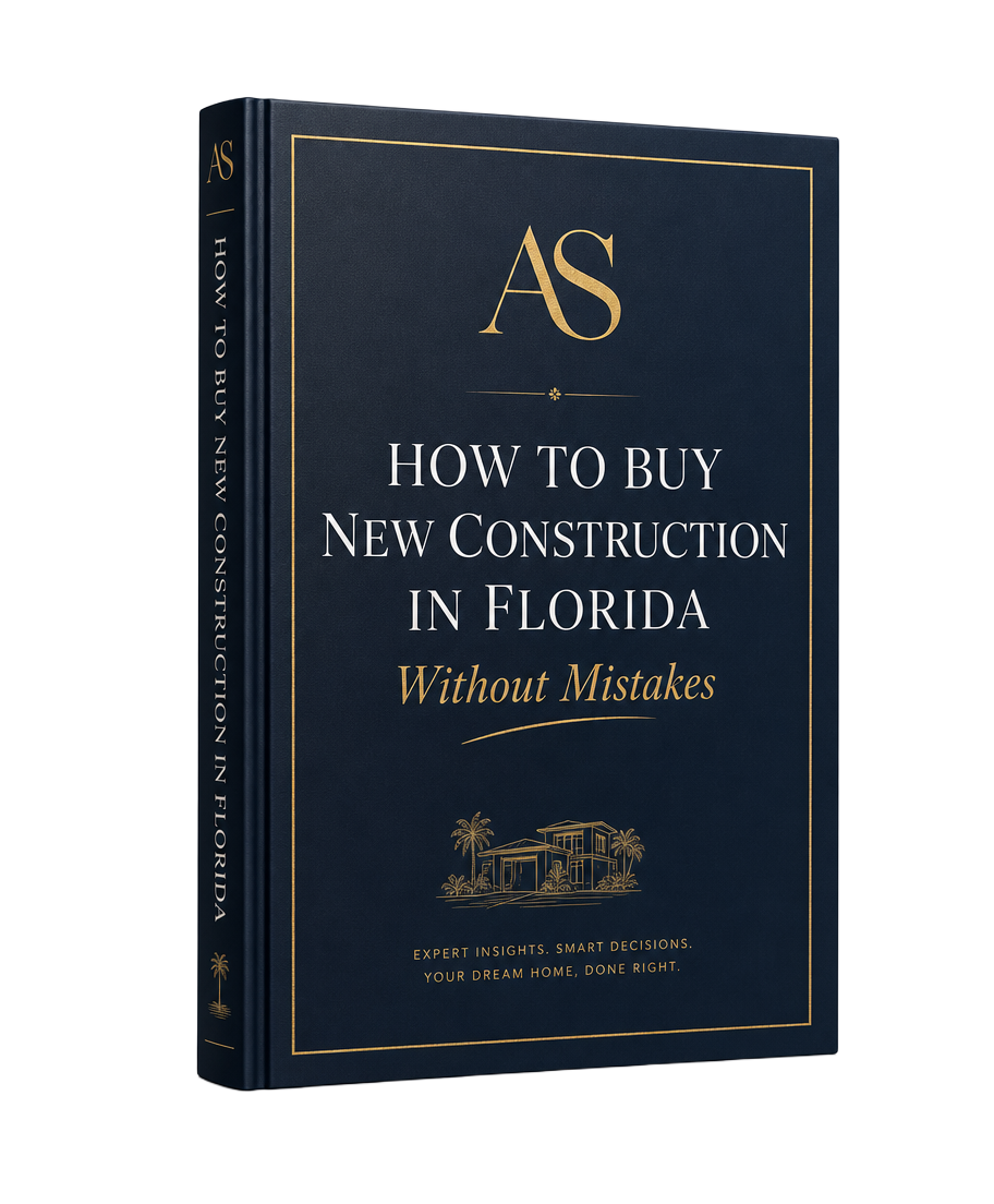 Cover of the free guide: How to Buy New Construction in Florida Without Mistakes