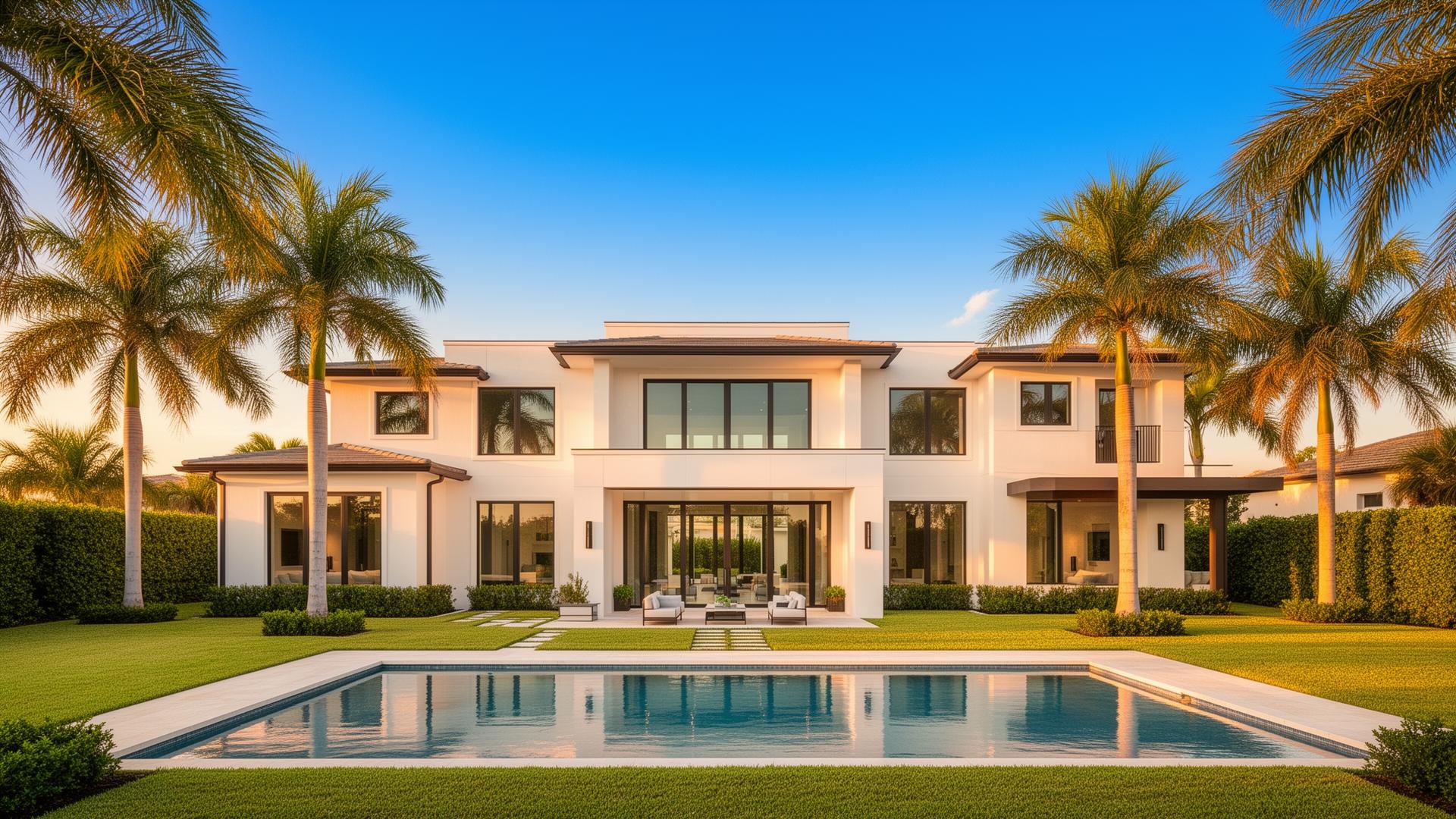 Luxury new construction home in Florida